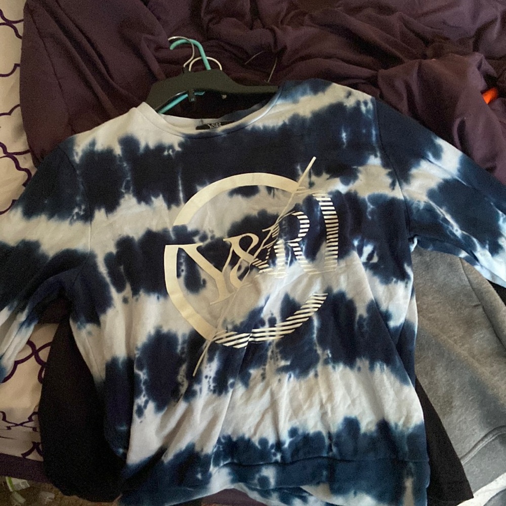 young & reckless long sleeve tie dye shirt